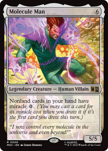 Mtg molecule man marvel - mtg, [marvel